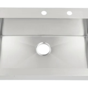 33" 16-Gauge Single Bowl Honeycomb Stainless Steel Workstation Sink - Top Mount Kitchen Sinks